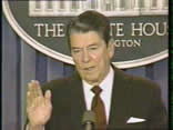 Ronald Reagan waving
